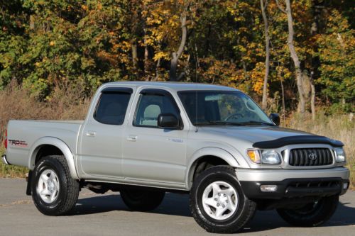 2004 toyota tacoma double cab 4x4 trd off-road 1-owner clean carfax t-belt done!
