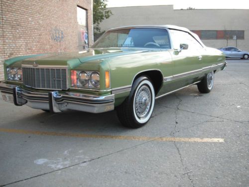 Chevy caprice convertible 454 engine 400 trans