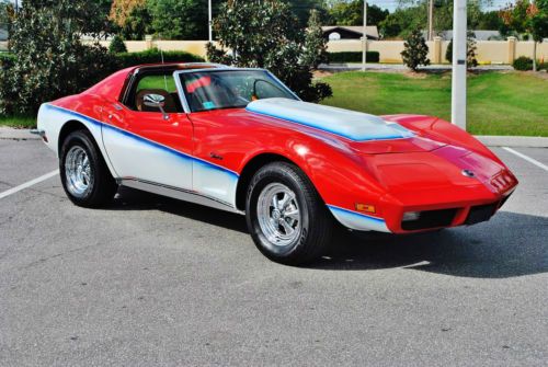 1 owner titled in 1973 chevrolet corvette stingray t-tops 26ks amazing custom