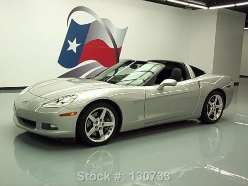2006 chevy corvette 3lt z51 auto leather nav hud 24k mi texas direct auto