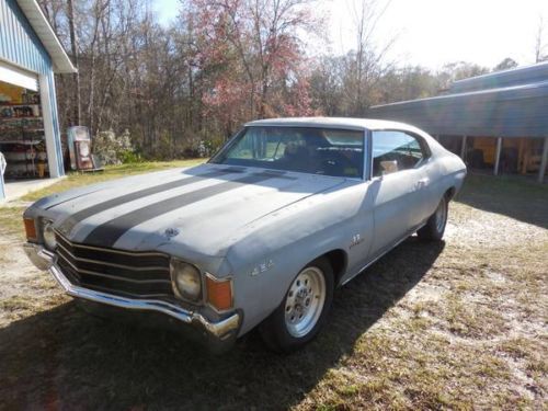 1972 chevrolet chevelle ss 454 - runs and drives