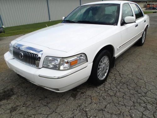 2007 mercury grand marquis ls, salvage, damaged, hail damaged, leather, taxi cab