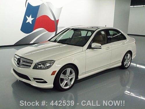 2011 mercedes-benz c300 sport p1 sunroof one owner 12k texas direct auto