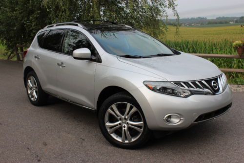 2009 nissan murano le loaded! awd hail damage salvage rebuildable no reserve