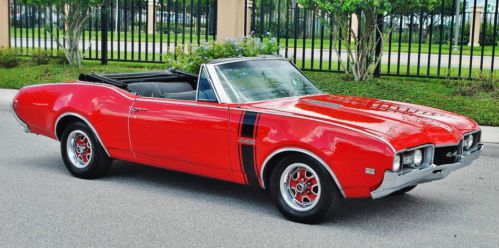 Stunning real deal 1968 oldsmobile 442 convertible fully loaded a/c power seat