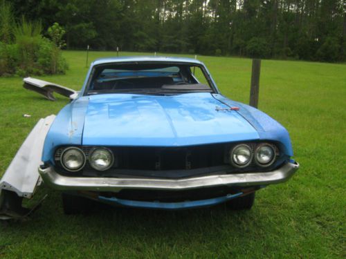 1971 ford torino project car + 429cj block/heads/carb + louvers....no reserve..