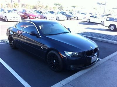 335i 3 series low miles 2 dr convertible 6-speed gasoline 3.0l straight 6 cyl mo