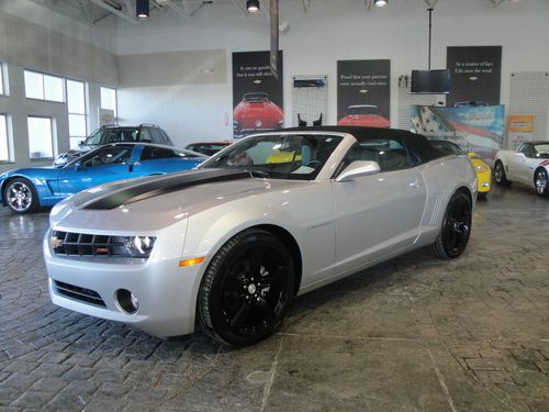 1-owner 2012 accident-free chevy camaro convertible 2lt rs auto custom wheels!
