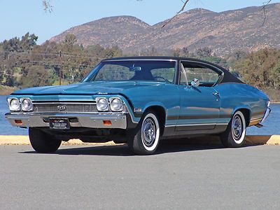 1968 chevrolet chevelle 396/325hp protect-o-plate 1 family owner
