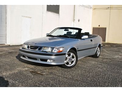 2001 saab 9-3 convertible! low miles! serviced! runs new!must see!no reserve