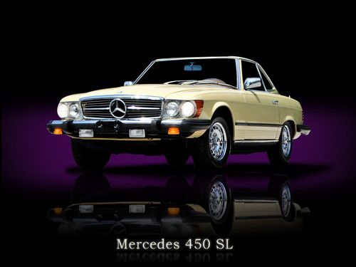 1977 mercedes benz 450sl 41k original miles from west coast, rare colors!