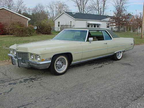 1972 cadillac coupe deville, only 55,000 actual miles, beautiful original caddy