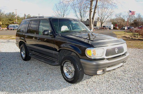 Nice, clean 2001 mercury mountaineer v8..no reserve, leather, moonroof, 4wheel d