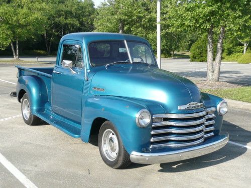 1951 chevrolet 3100 pickup, drives great, video, sbc/4 speed, a/c works!!
