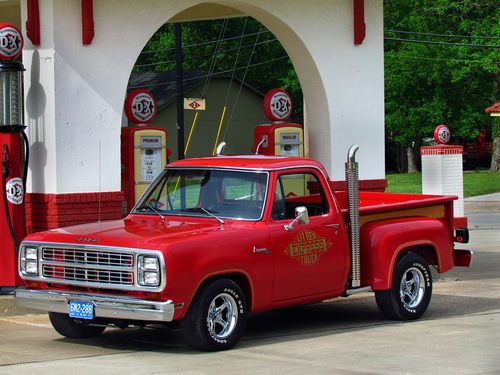 1979 dodge lil red express pickup restored 360ci v8 automatic ac ps pb cruse