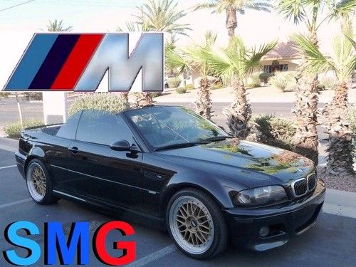 2003 bmw ///m3 convertible smg 12 service records paddle shifting bbs no reserve
