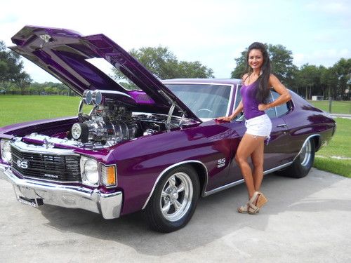 1972 chevelle ss blown supercharged 502 gm crate pro street pro touring custom