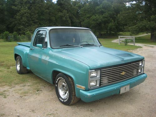 83 chevy silverado lowrider, with a 305, new heads, new exaust and nice interior