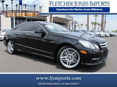 2013 mercedes-benz e550 coupe less than 3k like new with lane tracking!!