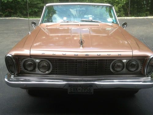 Classic 1963 plymouth sports fury convertible 318 auto