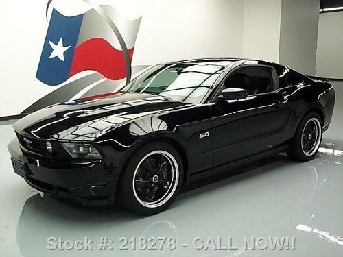 2012 ford mustang gt prem 5.0 auto htd leather nav 23k! texas direct auto