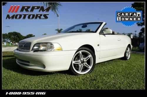 1 owner super clean volvo convertible c70 heated seats clean carfax warranty