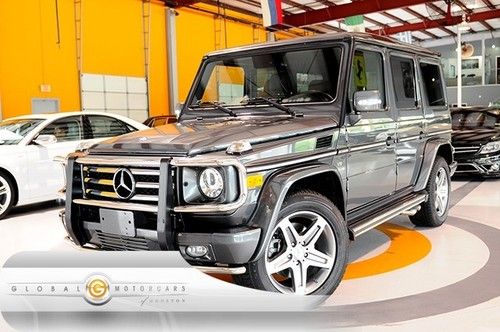 11 mercedes g55 amg 4matic awd 1-own 12k hk nav roof rear-cam pdc heated-ac-sts