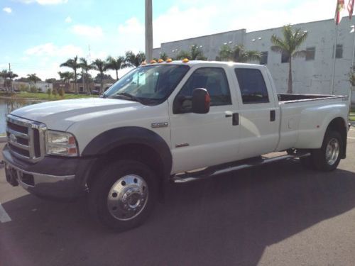 2005 ford f450 lariat crew cab 4wd dually! clean! leather!