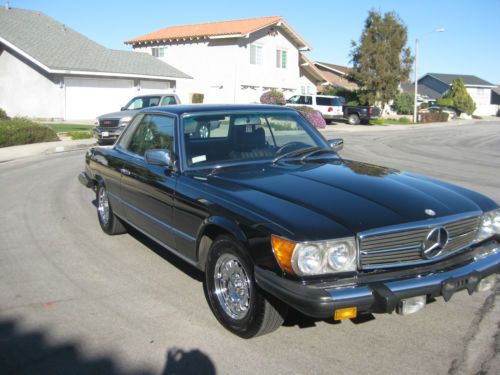 Mercedes, 400 series, 450 slc, 1979, black on black, original owner