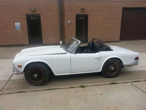 1969 triumph tr-6 convertible early production