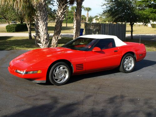Red red convertible automatic good miles and clean
