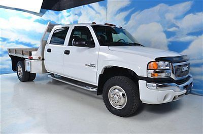Chevrolet 3500 dually flatbed - 4x4 , 4wd , flat bed - diesel , crew cab , 4x4