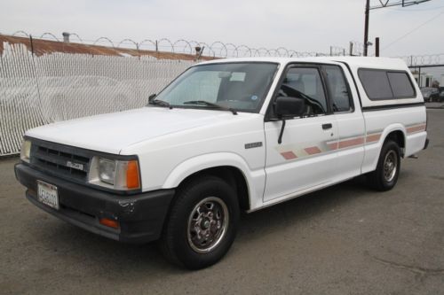 1990 mazda b-series b2200 77k low miles cab plus manual 4 cylinder no reserve