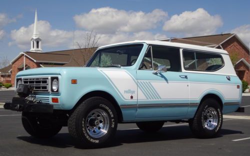 Rare original 1977 scout ii, rallye edition 4x4, 1 owner.