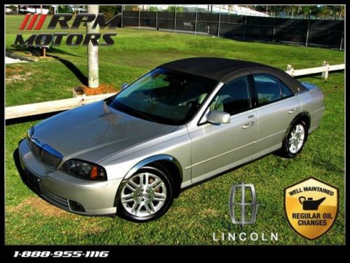 Stunning lincoln ls sport v8 well cared w/ lots of service records clean car fax