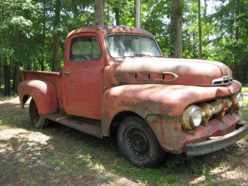 1951 ford f-1 truck rat rod 283 chevy powerpack engine