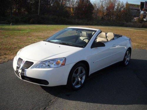 Pontiac g6 gt hardtop convertible. 3.9 leather. monsoon stereo satellite. clean!