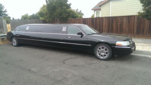 2006 lincoln town car tiffany typhoon 120&#034; stretch limo