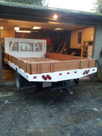 2000 chevy 3500 hd, 12 foot flatbed (low mileage)