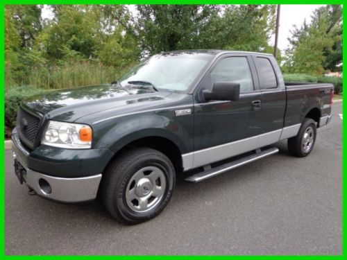 2006 ford f-150 xlt extended cab 4x4 pickup v-8 auto truck runs great no reserve
