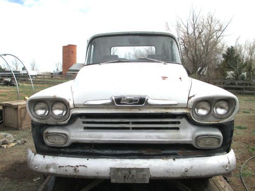 1958 chevy chevrolet apache 32 pickup truck 1/2 ton key &amp; title