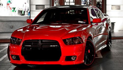 2012 custom dodge charger rare srt8 6.4l 1 owner, low miles with all options