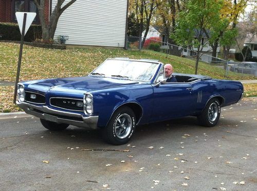 1967 pontiac le mans, gto convertable, great driver car, mostly restored