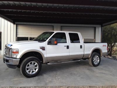 2008 ford f250 super duty lariat powerstroke diesel crew cab short bed leather