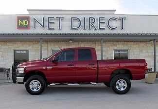 2008 red 4 dr cummins diesel 4wd 1 owner low miles net direct autos sales texas