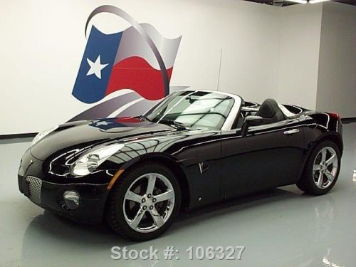 2007 pontiac solstice convertible automatic leather 61k texas direct auto