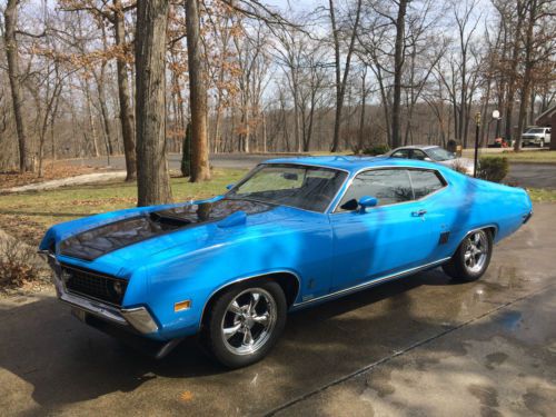 1970 ford torino gt restomod 5-speed 351c fuel injection great condition nr