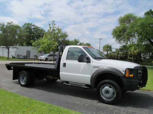 Mechanic&#039;s special - 2005 ford f550 super duty dually *v-10 gas* 12ft flat bed