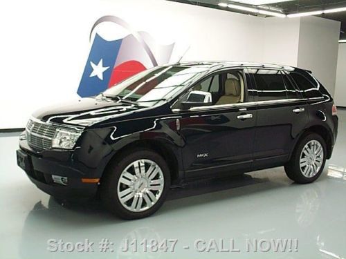 2009 lincoln mkx leather vent seats nav 20&#039;s 17k miles texas direct auto