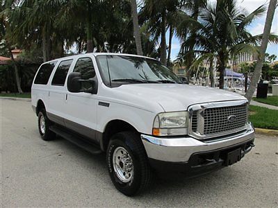 Ford excursion xlt with leather like a limited awd 4x4 one owner clean carfax